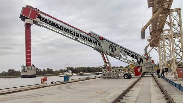 Rail Mounted Travelling Ship Loader