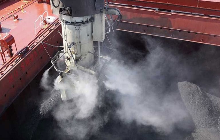 Ship Loader Dust Control
